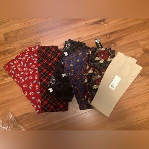 Colorful Patterned Legging Bundle, 6 Pair